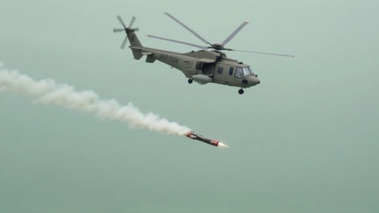 India Tests Helicopter-Fired NASM-SR Missile in Bay of Bengal